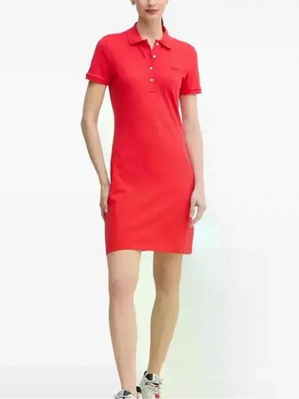 Lacoste Red Polo Mini Dress